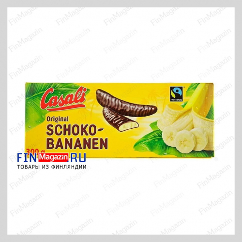 Банановое суфле в шоколаде Casali Schoko Bananen Original 300 гр