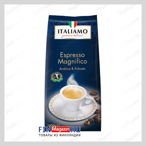 Кофе в зёрнах ITALIAMO Espresso Magnifica 1 кг