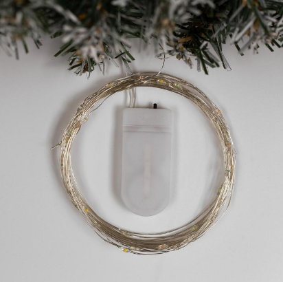 Гирлянда роса 20 LED на батарейках мультицвет 5 м