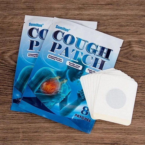 Пластырь от кашля и хрипа, 8шт Cough patch