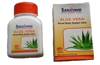 Алоэ Вера (Aloe Vera) Sanjivani - 100 таб. по 500 мг.