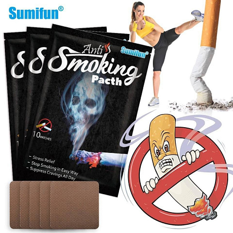 Пластырь от курения Smoking Patch, 10шт Sumifun