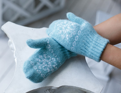 Варежки шерстяные V2-3 размер 18