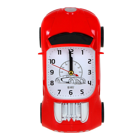 LADECOR CHRONO Будильник в виде машины 18х6х10см, 1хAA, пластик