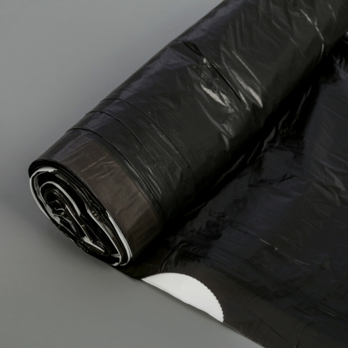 Мешки для мусора с завязками «Тов.Чистов», 35 л, 47×57 см, 13 мкм, ПНД, 15 шт, цвет чёрный
