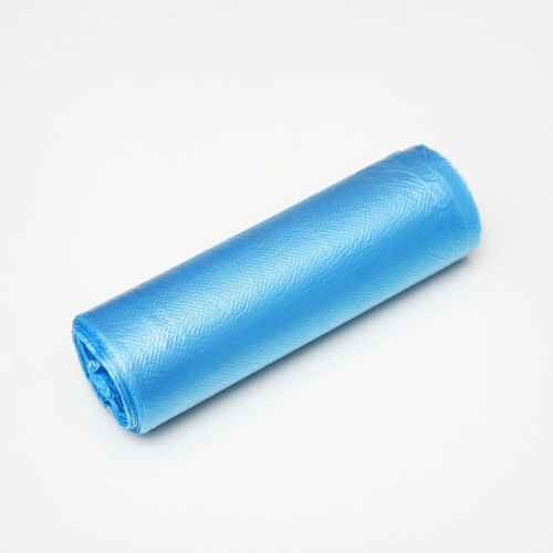 Мешки для мусора Доляна «Экстра», 60 л, ПНД, толщина 10 мкм, 20 шт в рулоне, цвет голубой