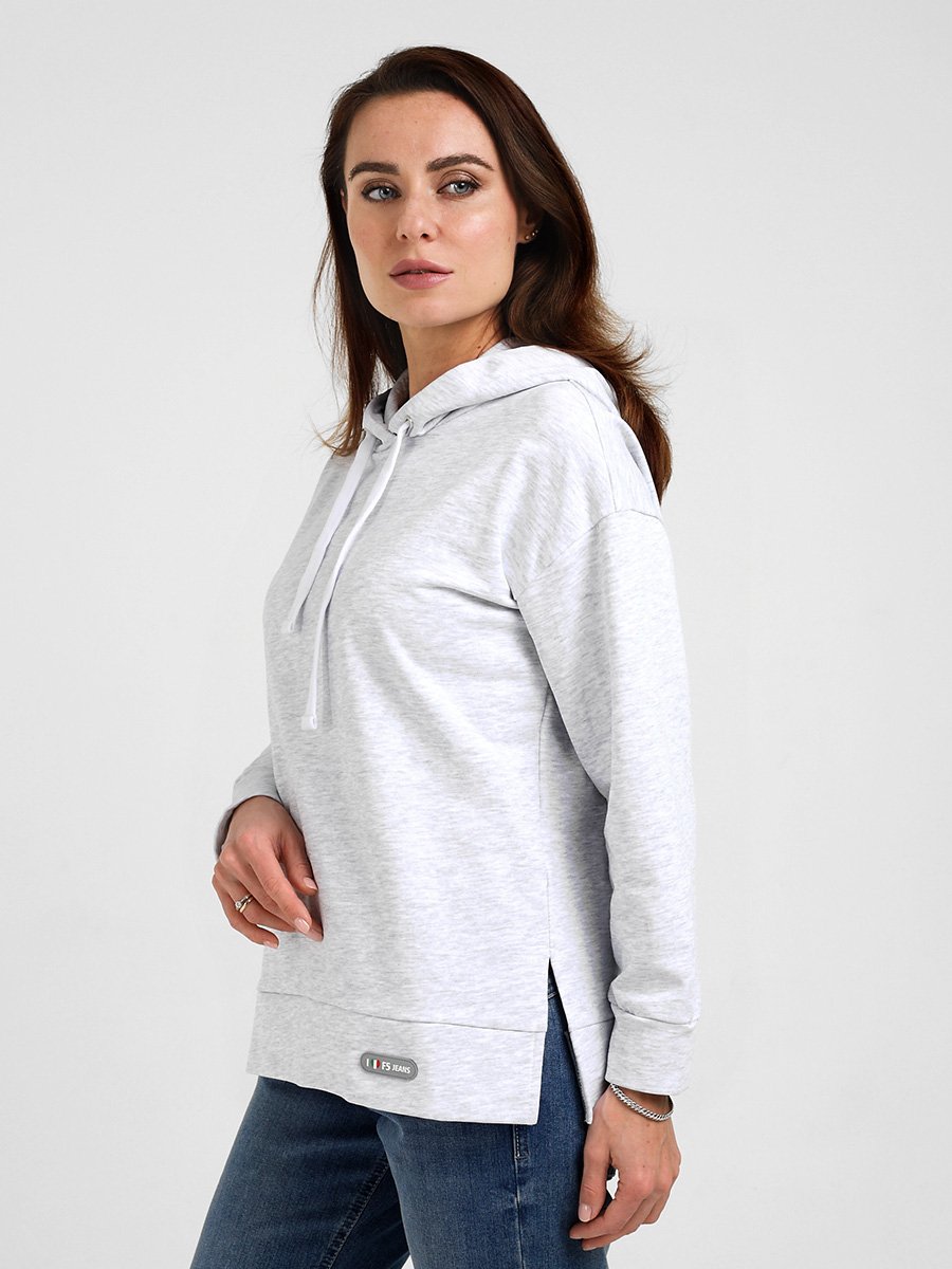 6001300 Толстовка женская арт. 15182 light grey melange