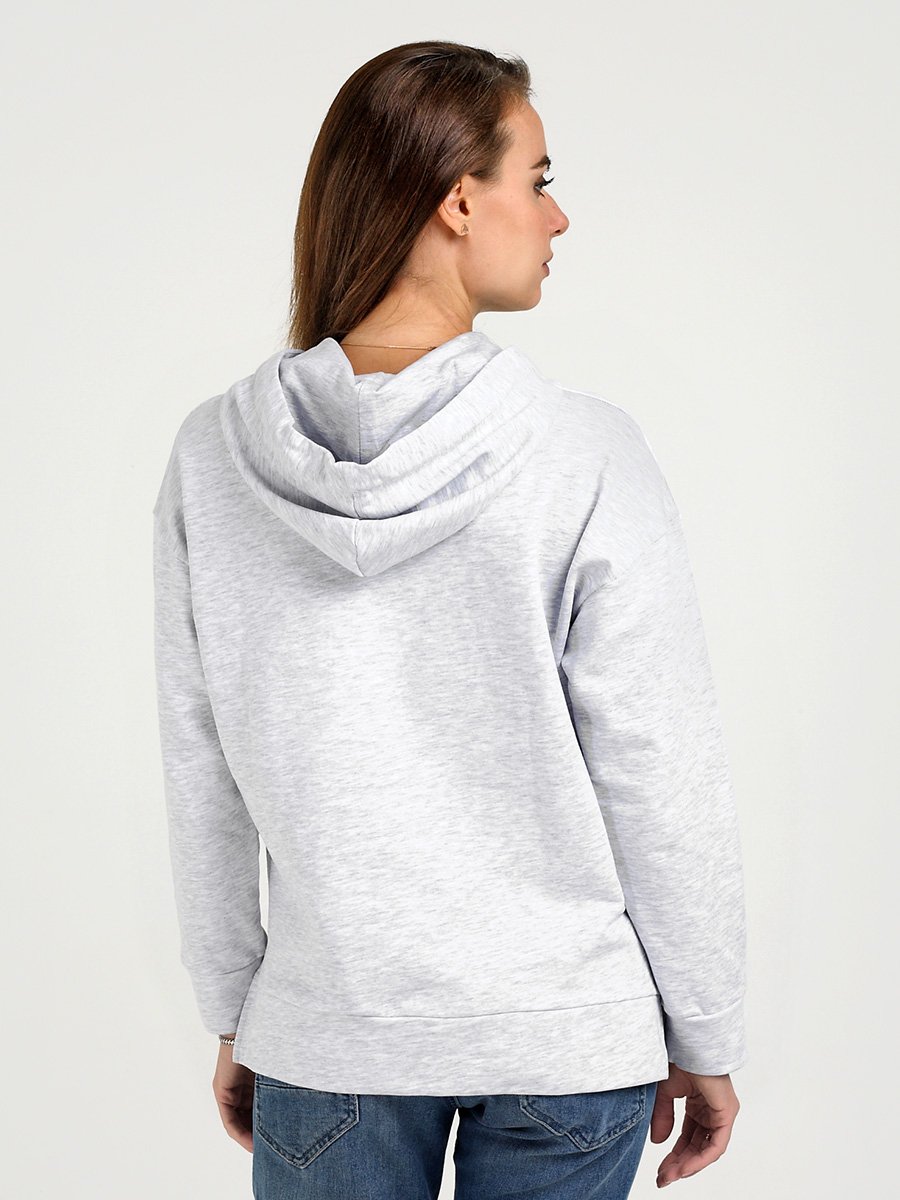6001300 Толстовка женская арт. 15182 light grey melange