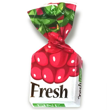 конфеты Fresh Line со вкусом малины
