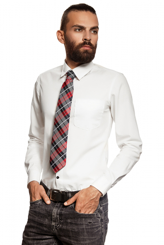 Классический галстук SIGNATURE #232706Бордовый