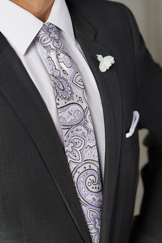 Галстук классический галстук мужской фактурный с принтом пейсли в деловом стиле 