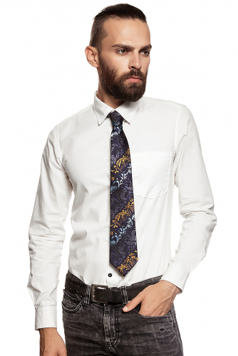Классический галстук SIGNATURE #230496Темно-синий