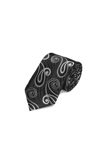 Галстук классический галстук мужской фактурный с принтом пейсли в деловом стиле 