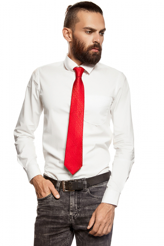 Классический галстук SIGNATURE #232644Красный