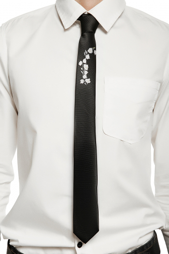 Классический галстук SIGNATURE #230510Светло-серый