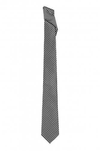Классический галстук SIGNATURE #230495Черный, светло-серый,