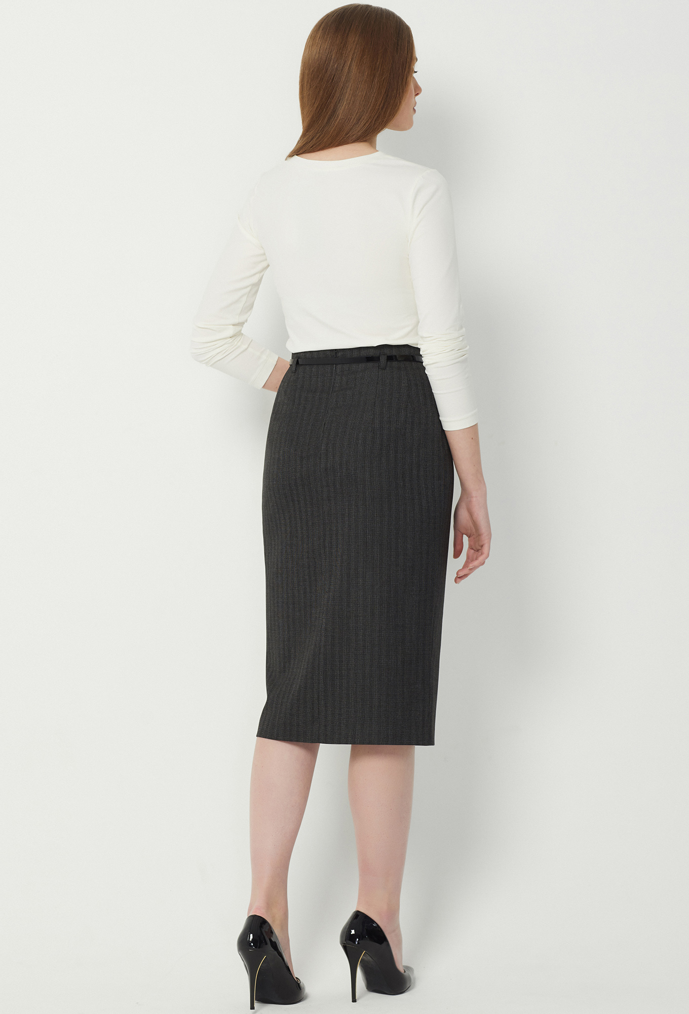 ст. цена1499руб.! Юбка Bazalini 3895 т.серый