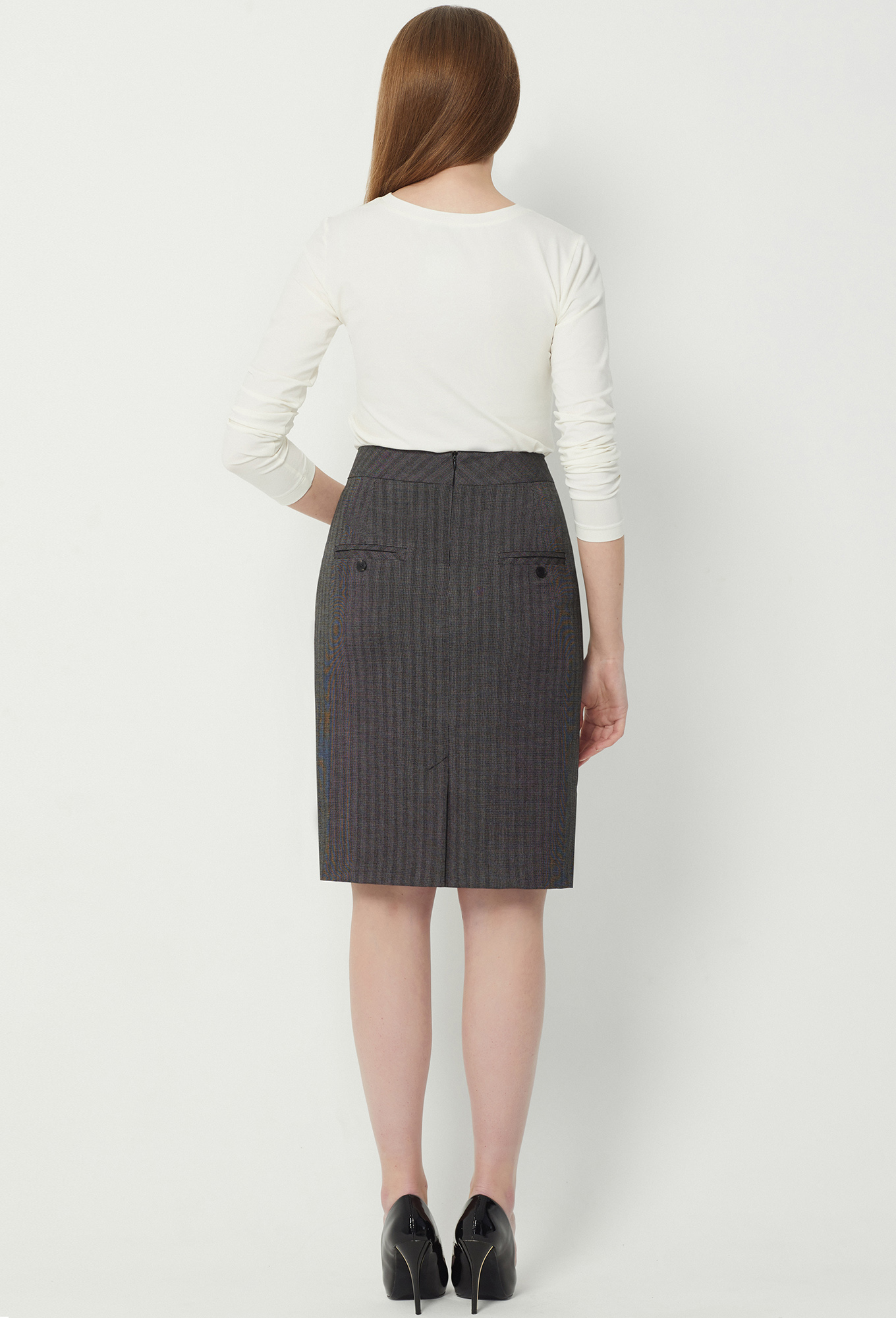 ст. цена1499руб.! Юбка Solei 4481 т.серый