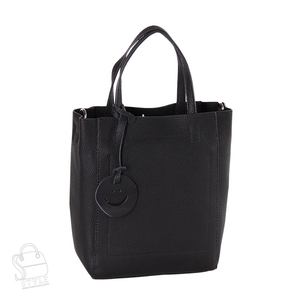 Сумка женская кожаная 6699KNN black Natale Navetta