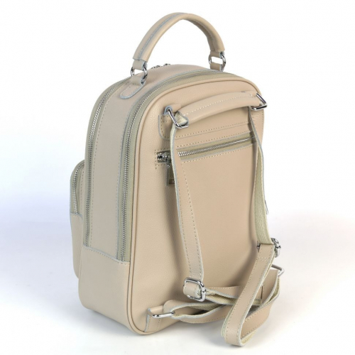 Женский кожаный рюкзак Ar-2081-208 Хаки