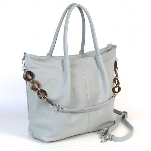 Женская сумка шоппер из эко кожи 035-960 Блу