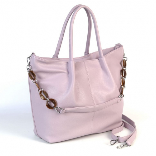 Женская сумка шоппер из эко кожи 035-960 Пурпл