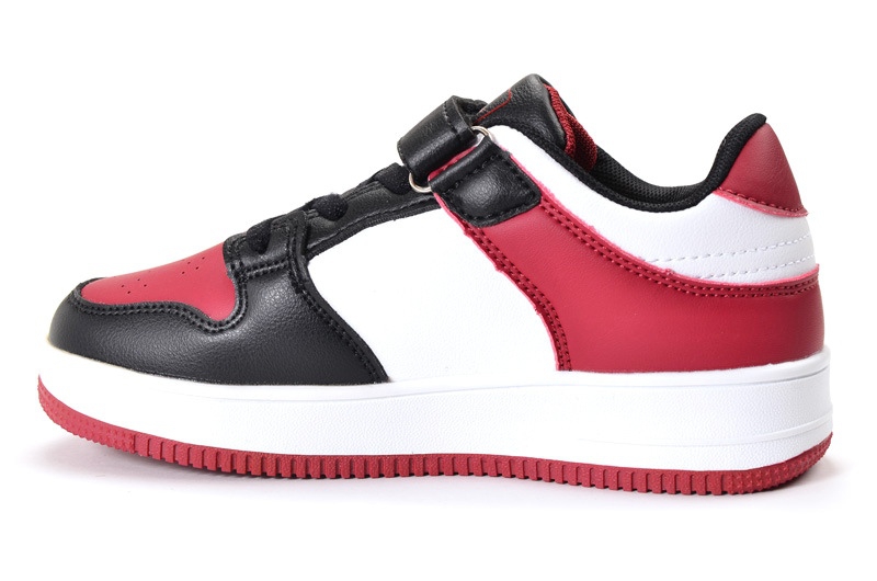 Baas C6238-8 Кроссовки детские чер-красн иск кожа