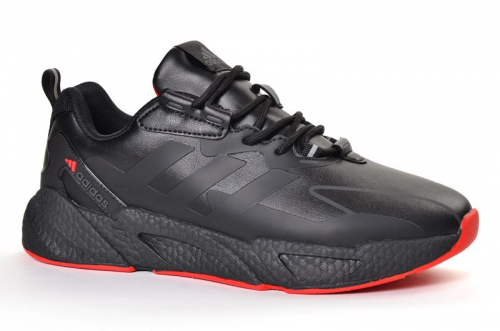 Sport + ADD DA381-1 Кроссовки чер кожа