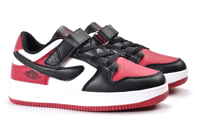Baas C6238-8 Кроссовки детские чер-красн иск кожа