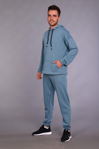 Домиан - man - костюм серо-голубой