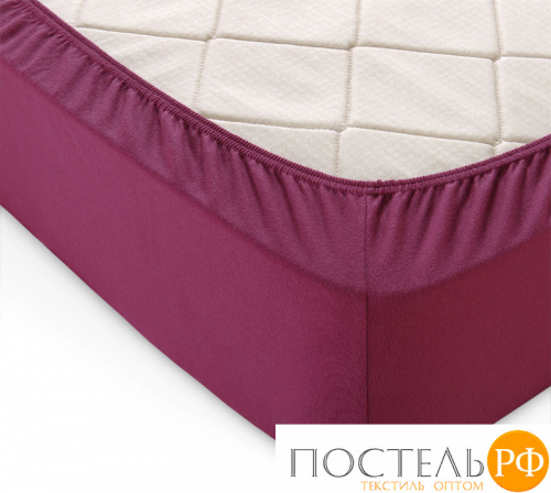 Текс-Дизайн Марсала простыня ТРИКОТАЖ 90*200*20 на резинке Р010Т (Трикотажное полотно, Пакет пвх)