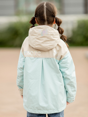 529-23в Куртка-ветровка для девочки 