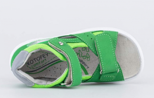 122212-21 туфли летние ясельно-малодетские, зеленый