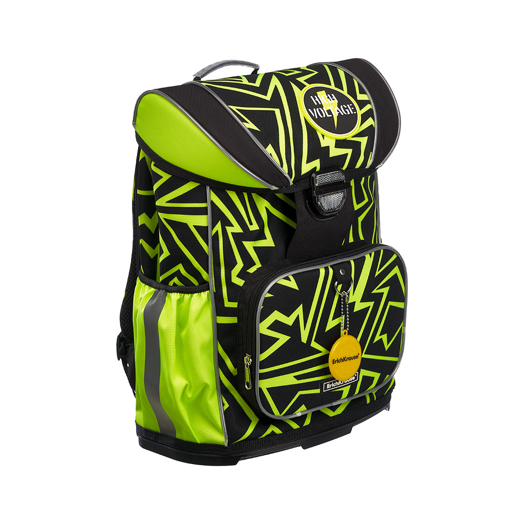 Ученический рюкзак с пластиковым дном ErichKrause® ErgoLine® 16L High Voltage