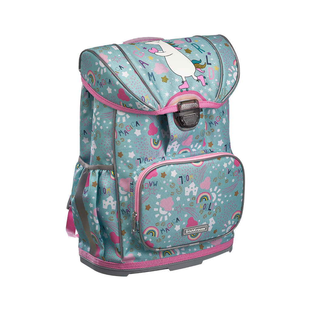 2720р. 4500р.Ученический рюкзак с пластиковым дном ErichKrause® ErgoLine® 16L Rainbow Skate