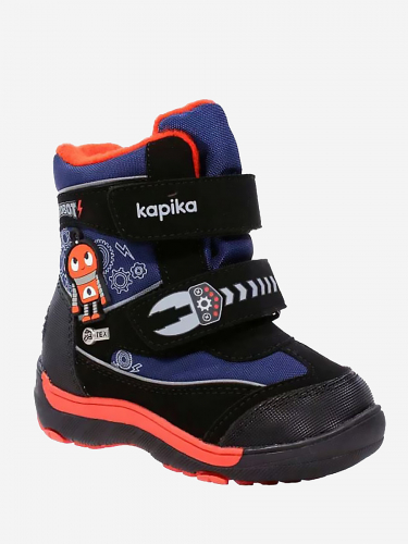 Ботинки ясельные KAPIKA 41253-1, черный-синий