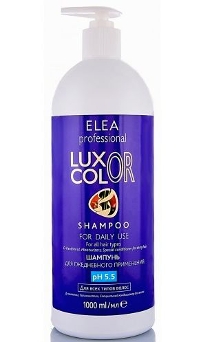 LUXOR color шампунь для ежедневного применения для профессионального использования 1000мл