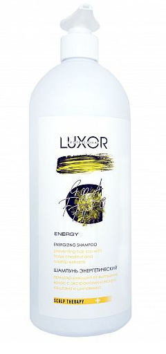 LUXOR energy шампунь энергетический, предохраняющий от выпадения волос 1000мл