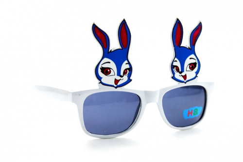 детские солнцезащитные очки 2201 зайка белый