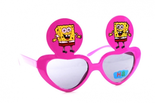 детские солнцезащитные очки 2212 губка боб розовый