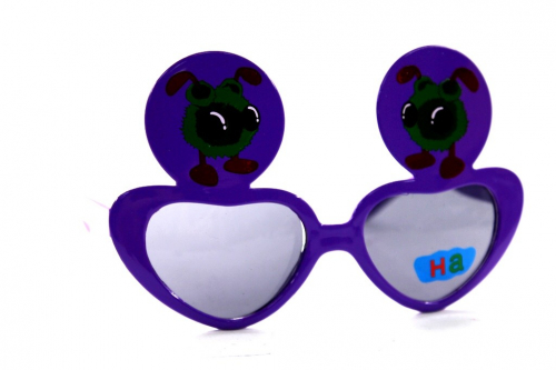 детские солнцезащитные очки 2213 жук сиреневый