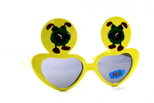 детские солнцезащитные очки 2213 жук желтый
