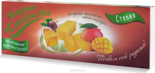 Конфеты желейные со вкусом манго-маракуйя