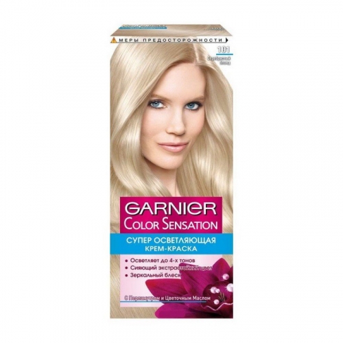 Garnier Color Sensation Роскошный цвет  101  Краска для волос Серебристый блонд