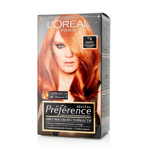 LOREAL Preference  краска для волос 74 Манго