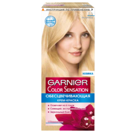 Garnier Color Sensation Роскошный цвет  ЕО  Краска для волос Ультра блонд