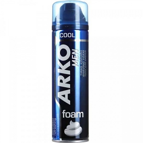 ARKO Пена для бритья  COOL  200 мл синяя