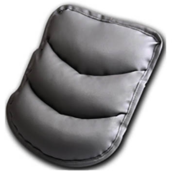Подушка на подлокотник;экокожа,цвет серый
