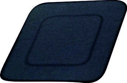 Подушка на переднее сиденье лен, цв.черный