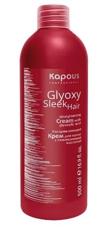Крем распрямляющий для волос с глиоксиловой ксилотой GlyoxySleek Hair, 0,5л